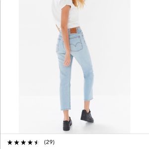 Levi’s high-waisted crop wedgie jean